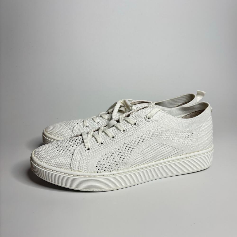 Sofft Somers Knit Comfort Slip on Sneakers in White